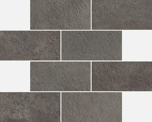 Italon Декор Mini Brick Black 23.7х29.5, под бетон, цемент, камень Millennium - 610110000419