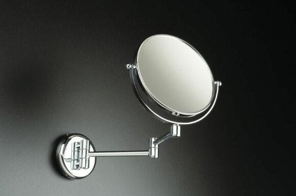 STIL HAUS Настенное круглое косметическое зеркало (3x) с поворотным механизмом хром, арт. 489(08)