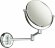 STIL HAUS Настенное круглое косметическое зеркало (3x) с поворотным механизмом хром, арт. 489(08)