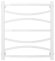 Водяной полотенцесушитель Ажур 600х500 (белый) Сунержа арт. 12-0255-6050