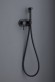 Allen Brau Смеситель с гигиеническим душем (с внутренней частью), Priority, 5.31005-31 цвет: черный матовый