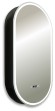 Azario Зеркало-шкаф Black 500х1000 - 3.1 ЖК-часы, подогрев, сенсорный выключатель с функцией диммера, Soho арт. LED-00002612