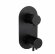 Remer Термостатический смеситель для ванны, цвет: черный Minimal Thermo NT93CFP