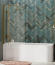 WasserKRAFT Стеклянная шторка на ванну aisch 800х1400, арт. 55p01-80 fixed