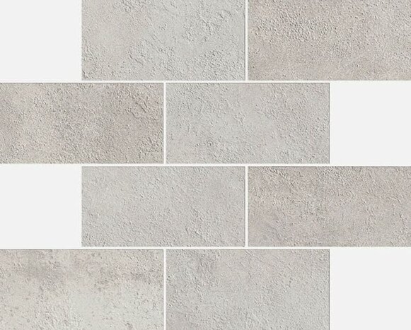 Italon Декор Mini Brick Silver 23.7х29.5, под бетон, цемент, камень Millennium - 610110000417