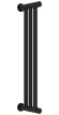 Водяной полотенцесушитель Хорда ПП 600х195 (матовый чёрный) Сунержа арт. 31-4124-0600