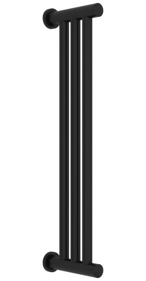 Водяной полотенцесушитель Хорда ПП 600х195 (матовый чёрный) Сунержа арт. 31-4124-0600