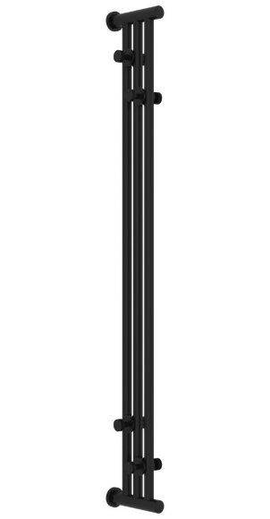 Водяной полотенцесушитель Хорда ПП 1200х195 (матовый чёрный) Сунержа арт. 31-4124-1200