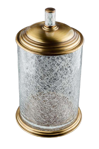 Boheme Ведро для мусора латунь, стекло, бронза Murano crystal арт. 10914-CRST-BR