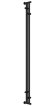 Водяной полотенцесушитель Хорда ПП 1800х195 (матовый чёрный) Сунержа арт. 31-4124-1800