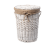 WasserKRAFT Плетеная корзина для белья с крышкой aller wb-106-l цвет: белый