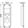 TECE Панель для монтажа ручек с застенным модулем арт. 9.300.009 арт. 9042011