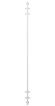 Водяной полотенцесушитель Хорда ПП 1800х195 (матовый белый) Сунержа арт. 30-4124-1800
