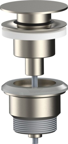 AQG Универсальный донный клапан click-clack, никель сатин арт. 400091125