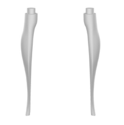 Scarabeo Ножки керамические 2 шт, цвет белый, Castellana арт. 5304