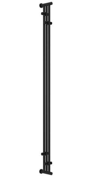 Водяной полотенцесушитель Хорда 1800х195 (матовый чёрный) Сунержа арт. 31-0124-1800