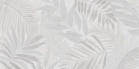 Pamesa Керамогранит AT. FORALL WHITE 60X120 цвет: белый, флора арт. УТ-00030115