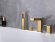 Abber Смеситель на борт ванны Daheim, золото арт. AF8213G