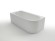 Azario Акриловая ванна 1700x800x580 пристенная, левая, белая, Luton - LUT17080 L