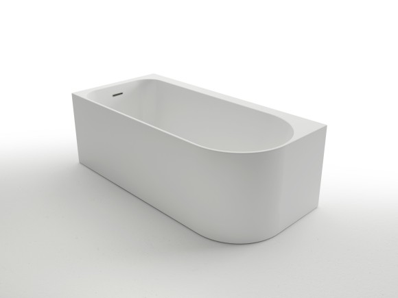 Azario Акриловая ванна 1700x800x580 пристенная, левая, белая, Luton - LUT17080 L