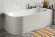 Azario Акриловая ванна 1700x800x580, пристенная, правая, белая, Luton - LUT17080 R