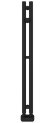 Водяной полотенцесушитель Нюанс EU50+ 840х50 (матовый чёрный) Сунержа арт. 31-0212-0840